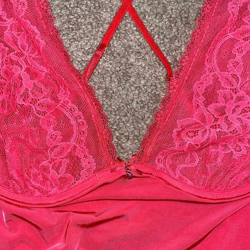 Victoria’s Secret Hot Pink Slip Dress 🩷